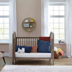 Matelas Sealy Everlite Airy Polyfiber 2-en-1 pour lit de bébé et tout-petit : ferme, matelas hybride, housse imperméable, hypoallergénique