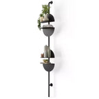 Umbra Set of 4 Solis Adjustable Shelves Black