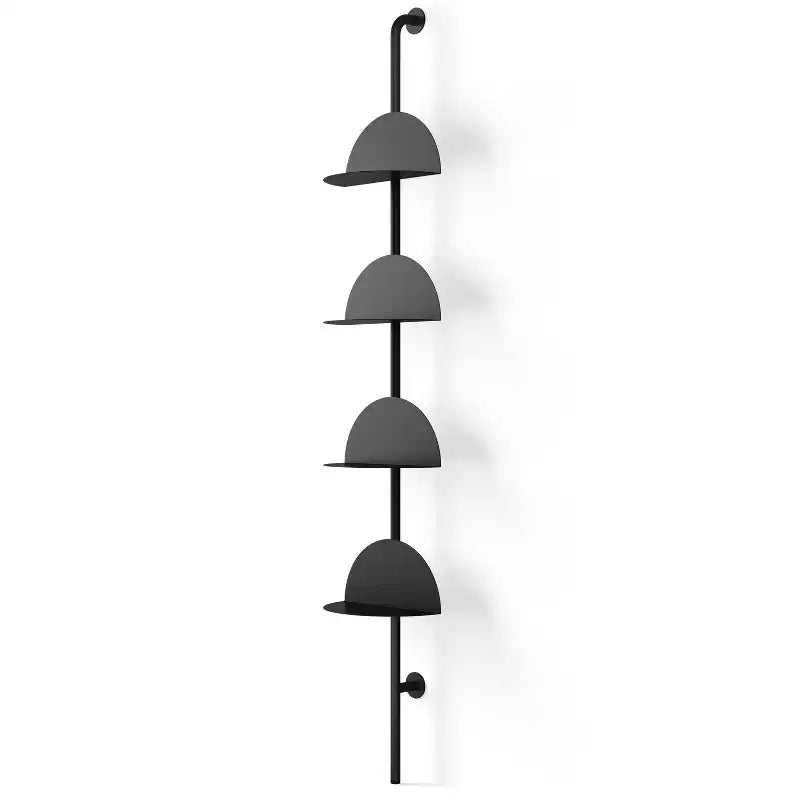 Lot de 4 étagères ajustables Solis Umbra, noir