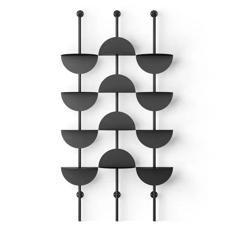 Lot de 4 étagères ajustables Solis Umbra, noir