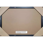 Miroir mural en bois recyclé 22"x28" pour lavabo, sarcelle/gris - Amanti Art : Rectangle moderne, sans assemblage