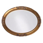 Miroir mural et de vanité rectangulaire Howard Elliott 42"x30" avec cadre en fer et ardoise : Style moderne, aucun assemblage requis, fixation murale
