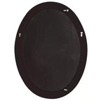 Miroir mural et de vanité rectangulaire Howard Elliott 42"x30" avec cadre en fer et ardoise : Style moderne, aucun assemblage requis, fixation murale