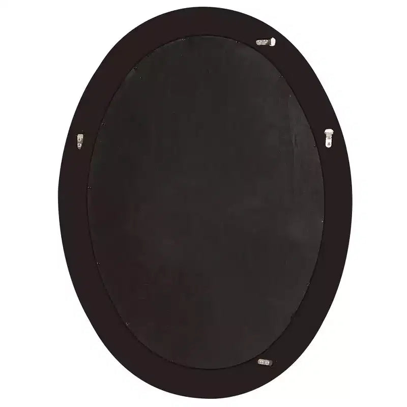 Miroir mural et de vanité rectangulaire Howard Elliott 42"x30" avec cadre en fer et ardoise : Style moderne, aucun assemblage requis, fixation murale