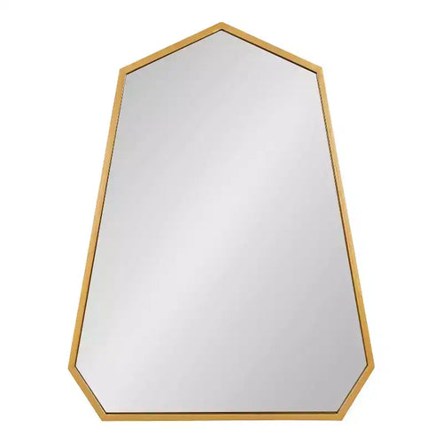 Miroir mural encadré Hammell Or 23" x 30" - Kate & Laurel All Things Decor