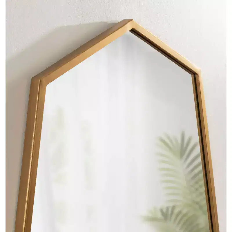 Miroir mural encadré Hammell Or 23" x 30" - Kate & Laurel All Things Decor