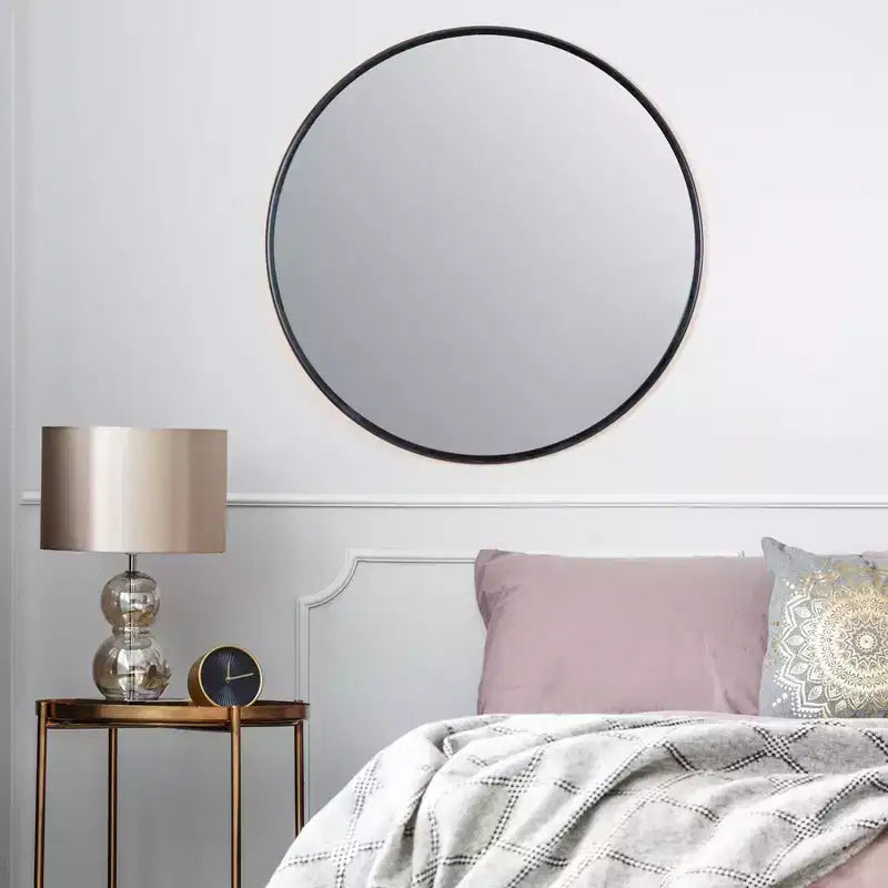 Miroir circulaire noir Adelina de Brewster