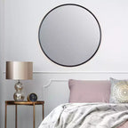 Miroir circulaire noir Adelina de Brewster