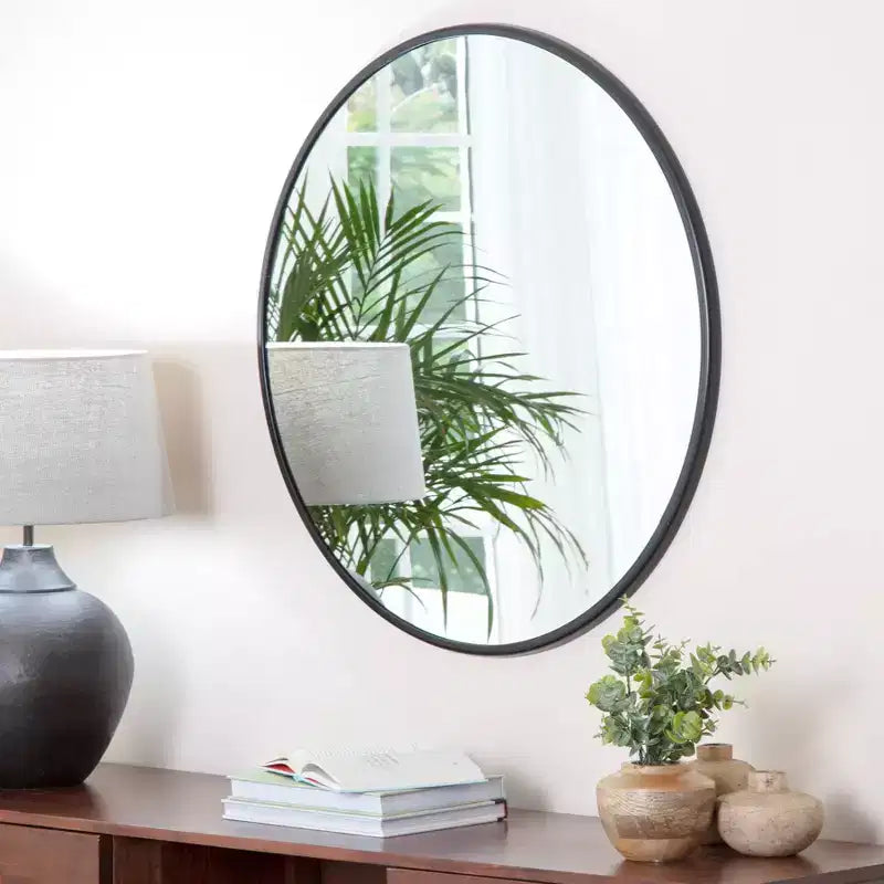 Miroir circulaire noir Adelina de Brewster