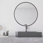 Miroir circulaire noir Adelina de Brewster