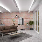 Miroir mural en métal inspiré des vitres de fenêtre avec dessus cintrés et clous noir - Olivia & May