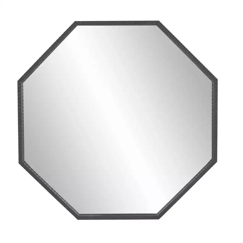 Howard Elliott 60"x30" Allan Andrews Millennium Silver Large Mirror: Modern Style, Wood Frame, Wall Mounted