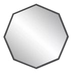 Howard Elliott Miroir Allan Andrews Millennium Silver 60"x30" : style moderne, cadre en bois, fixation murale