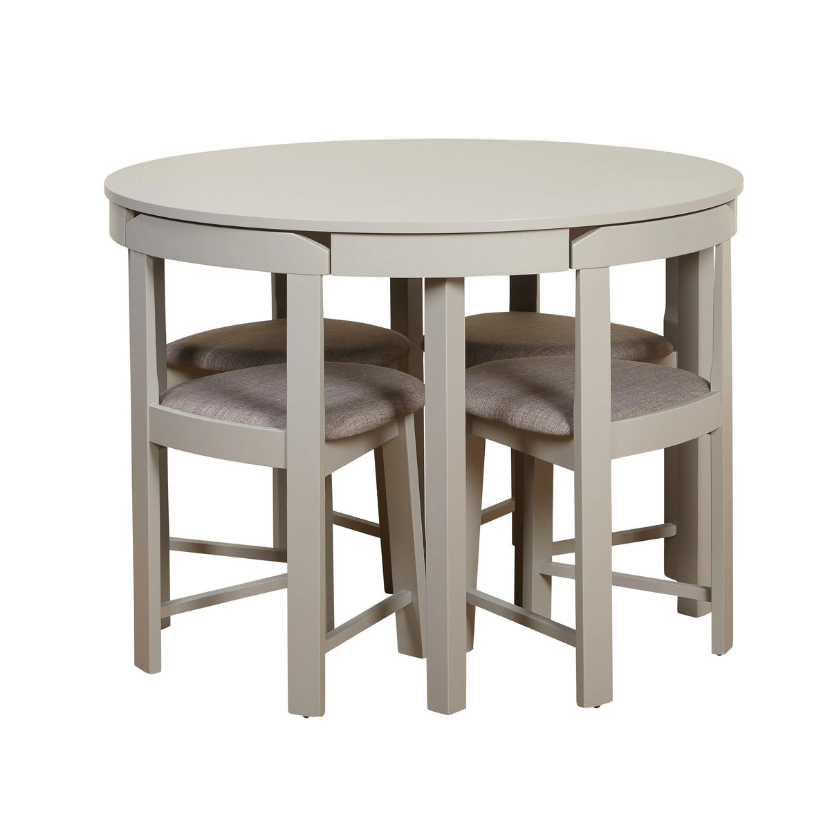 Ensemble de salle à manger rond compact 5 pièces Harrisburg Tobey