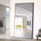 Dovelina 71H x 31W Miroir sur pied décoratif mural pleine longueur grand miroir sur pied