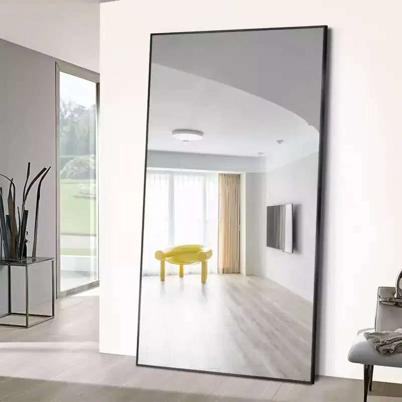 Dovelina 71H x 31W Miroir sur pied décoratif mural pleine longueur grand miroir sur pied