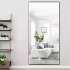 Dovelina 71H x 31W Miroir sur pied décoratif mural pleine longueur grand miroir sur pied