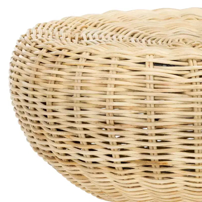 Table d'appoint/Tabouret Tritan en rotin - STL6502A - Naturel - Safavieh