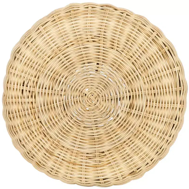 Table d'appoint/Tabouret Tritan en rotin - STL6502A - Naturel - Safavieh