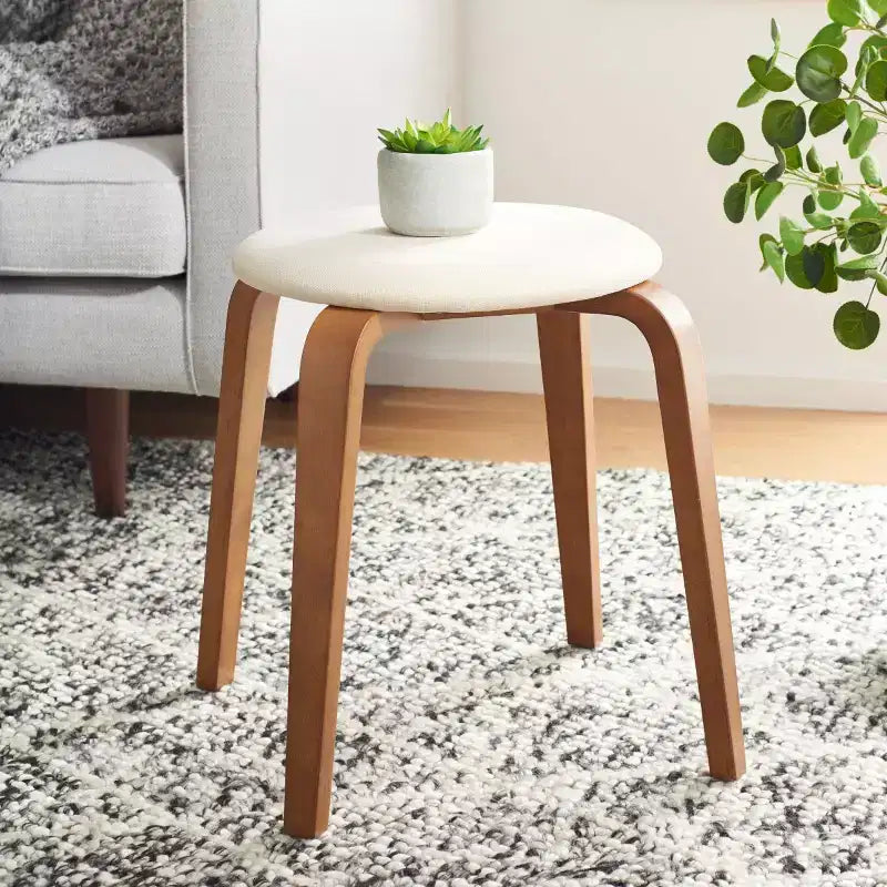 Tabouret empilable rembourré Jo - STL1001 - Safavieh