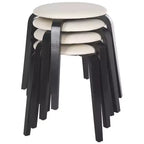 Tabouret empilable rembourré Jo - STL1001 - Safavieh