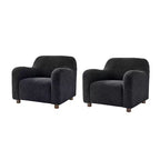 Klaudius 35 Wide Boucle Upholstered Armchair Set of 2 | HULALA HOME