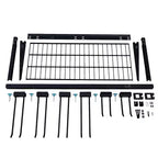 Triangle sarcelle G-Tool + étagère | Système de rangement mural réglable | Supporte 136 kg