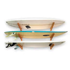 Rangement mural pour planches de surf en bois TidyTimber StoreYourBoard | Peut contenir 3 planches de surf