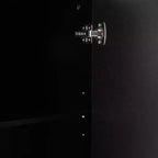 Meuble TV moderne 59W, meuble TV, centre de divertissement avec grand espace de rangement et étagères réglables pour téléviseurs jusqu'à 65 pouces - ModernLuxe