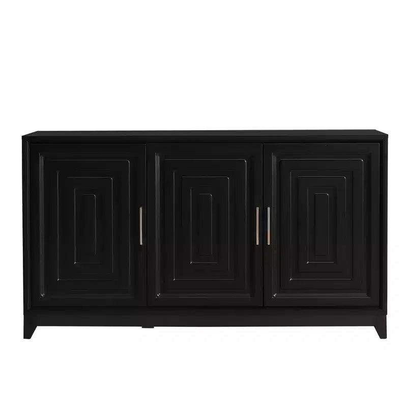 Meuble TV moderne 59W, meuble TV, centre de divertissement avec grand espace de rangement et étagères réglables pour téléviseurs jusqu'à 65 pouces - ModernLuxe