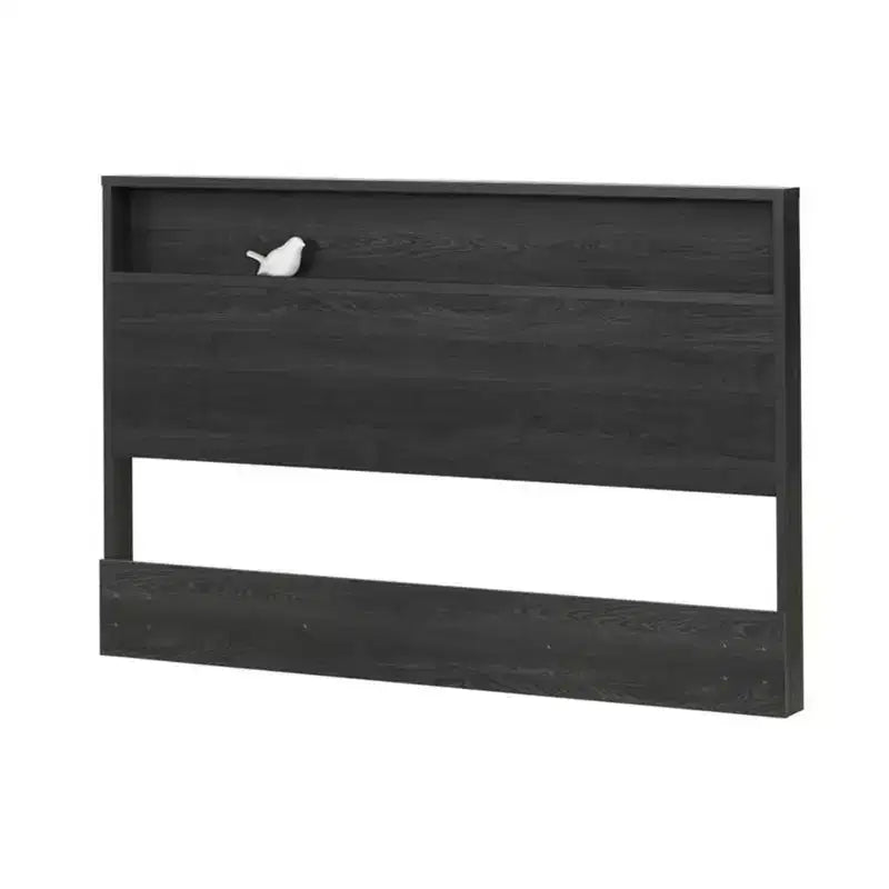Tête de lit HomeStock double/grand lit avec étagère de rangement