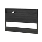 Tête de lit HomeStock double/grand lit avec étagère de rangement