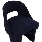 LeisureMod Quell - Ensemble de 2 fauteuils d'appoint modernes en boucle - Sièges élégants et confortables avec dossiers incurvés pour salon, chambre ou lounge