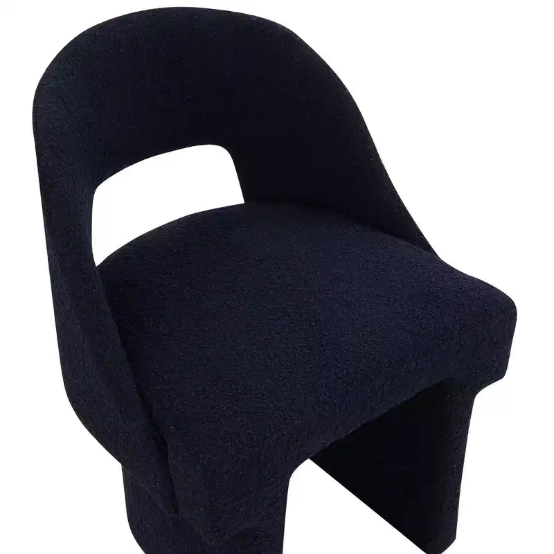 LeisureMod Quell - Ensemble de 2 fauteuils d'appoint modernes en boucle - Sièges élégants et confortables avec dossiers incurvés pour salon, chambre ou lounge