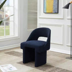 LeisureMod Quell - Ensemble de 2 fauteuils d'appoint modernes en boucle - Sièges élégants et confortables avec dossiers incurvés pour salon, chambre ou lounge
