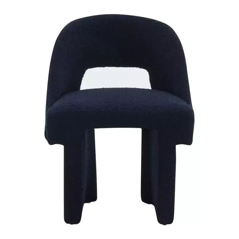 LeisureMod Quell - Ensemble de 2 fauteuils d'appoint modernes en boucle - Sièges élégants et confortables avec dossiers incurvés pour salon, chambre ou lounge
