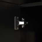 Famapy Meuble de cuisine à 5 étagères, meuble de rangement, 4 portes, étagères réglables