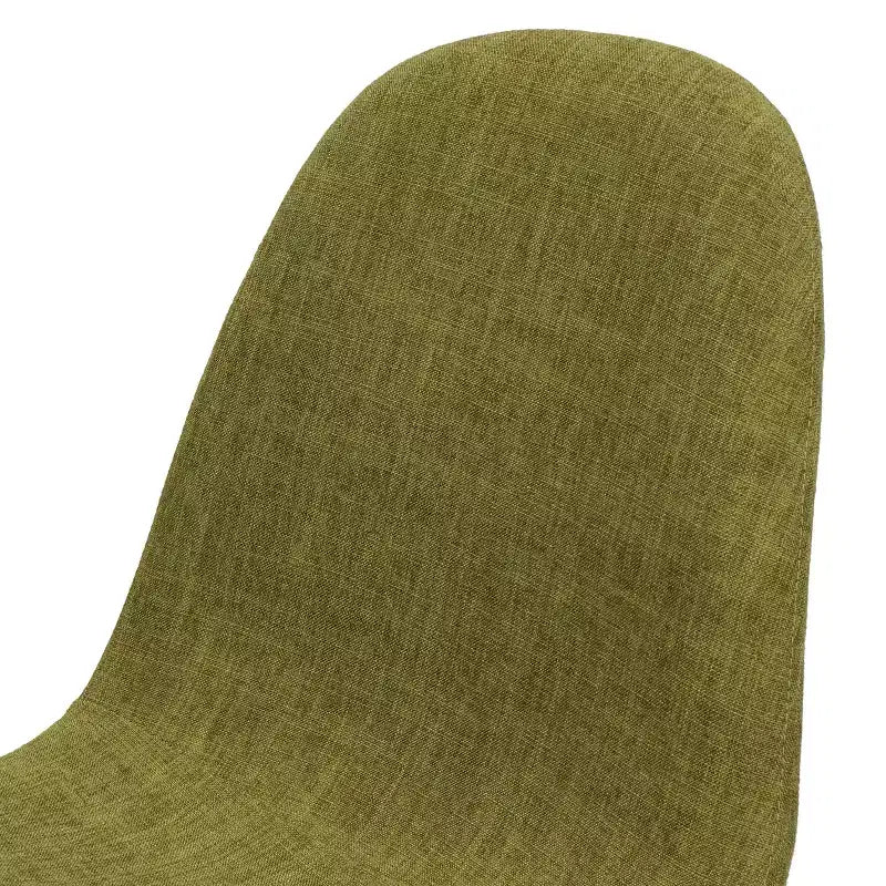 Chaises de salle à manger GDFStudio Amnesty Mid Century avec cadre en fer rembourré (lot de 2)