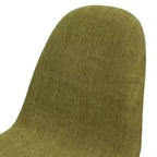 Chaises de salle à manger GDFStudio Amnesty Mid Century avec cadre en fer rembourré (lot de 2)