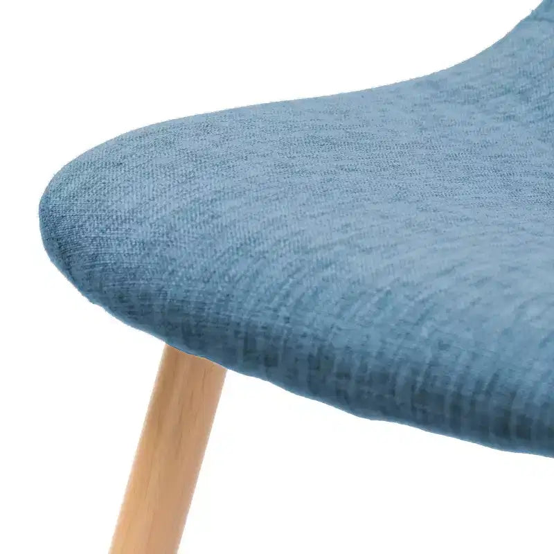 Chaises de salle à manger GDFStudio Amnesty Mid Century avec cadre en fer rembourré (lot de 2)
