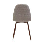Chaises de salle à manger GDFStudio Amnesty Mid Century avec cadre en fer rembourré (lot de 2)