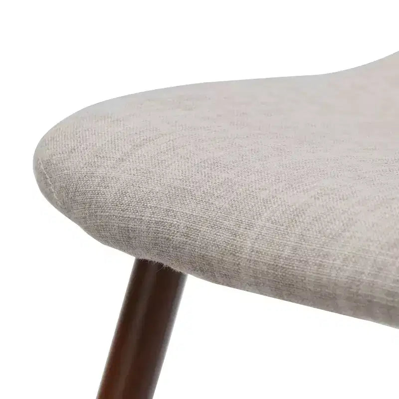 Chaises de salle à manger GDFStudio Amnesty Mid Century avec cadre en fer rembourré (lot de 2)