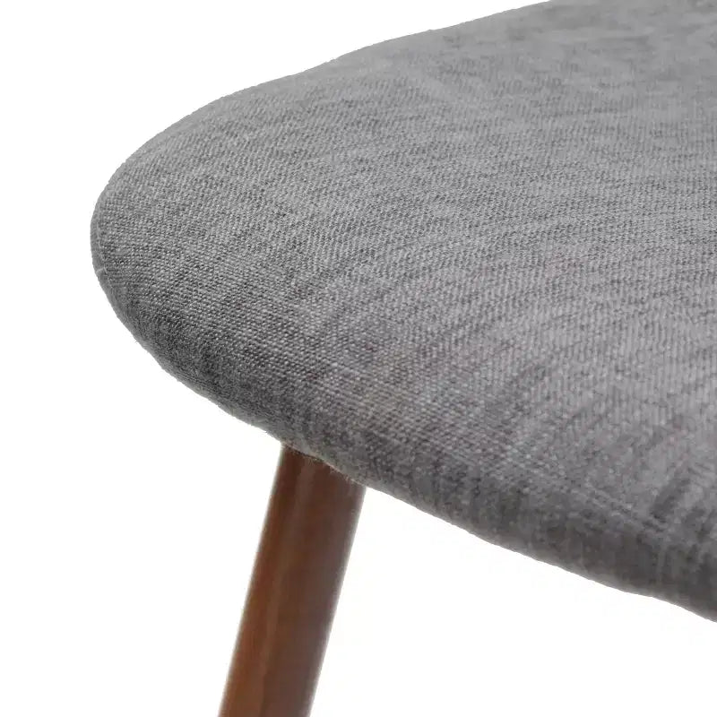 Chaises de salle à manger GDFStudio Amnesty Mid Century avec cadre en fer rembourré (lot de 2)