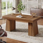 Bureau de direction Lantine de 140 cm avec double piètement trapèze