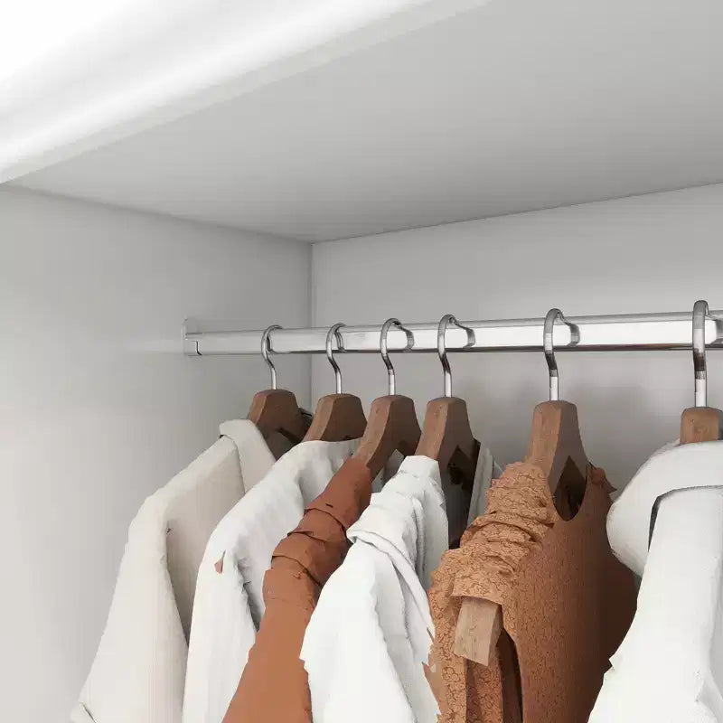 Armoire Keloyid en bois blanc de 80 cm avec 2 tiroirs et 1 étagère