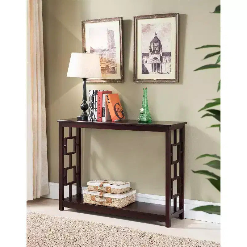 Kings Brand Furniture Pellegrino Console Table, Cherry