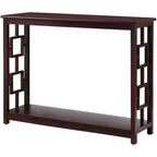 Kings Brand Furniture Pellegrino Console Table, Cerisier