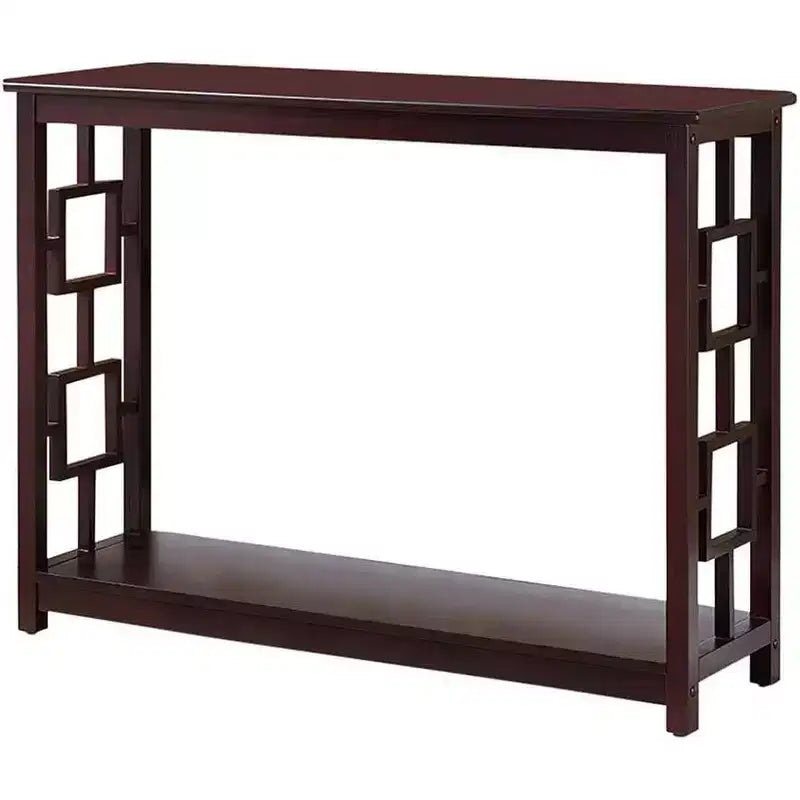 Kings Brand Furniture Pellegrino Console Table, Cerisier
