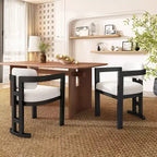 Christopher Knight Home Luna Chaises de salle à manger modernes rembourrées en bois de bouleau (Lot de 2)
