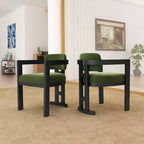 Christopher Knight Home Luna Chaises de salle à manger modernes rembourrées en bois de bouleau (Lot de 2)